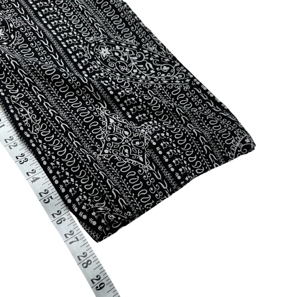 Joie Black Nurrin Print 100% Silk Pull On Pant Size XS - Picture 6 of 8